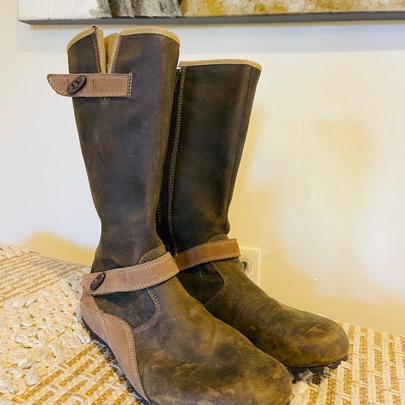 Women’s Merrell Haven Otter Brown Leather Waterproof Mid Calf Boots Size 9 - Picture 12 of 12